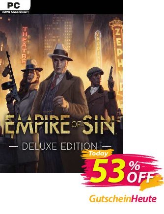 Empire of Sin - Deluxe Edition PC discount coupon Empire of Sin - Deluxe Edition PC Deal 2024 CDkeys - Empire of Sin - Deluxe Edition PC Exclusive Sale offer 