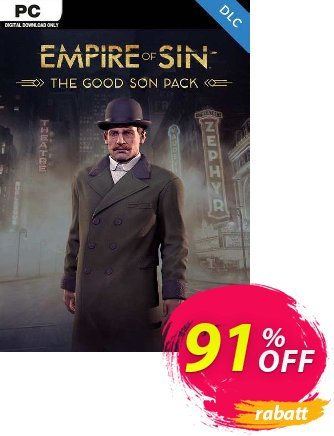 Empire of Sin DLC - The Good Son Pack Coupon, discount Empire of Sin DLC - The Good Son Pack Deal 2024 CDkeys. Promotion: Empire of Sin DLC - The Good Son Pack Exclusive Sale offer 