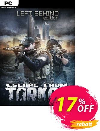 Escape from Tarkov: Left Behind Edition PC (Beta) Coupon, discount Escape from Tarkov: Left Behind Edition PC (Beta) Deal 2024 CDkeys. Promotion: Escape from Tarkov: Left Behind Edition PC (Beta) Exclusive Sale offer 