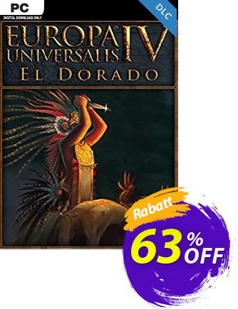 Europa Universalis IV - El Dorado PC - DLC Coupon, discount Europa Universalis IV - El Dorado PC - DLC Deal 2024 CDkeys. Promotion: Europa Universalis IV - El Dorado PC - DLC Exclusive Sale offer 