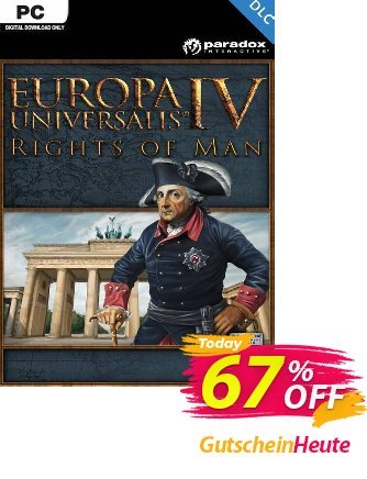 Europa Universalis IV: Rights of Man PC - DLC Gutschein Europa Universalis IV: Rights of Man PC - DLC Deal 2024 CDkeys Aktion: Europa Universalis IV: Rights of Man PC - DLC Exclusive Sale offer 
