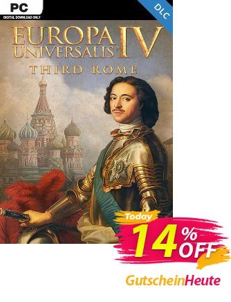 Europa Universalis IV: Third Rome PC - DLC discount coupon Europa Universalis IV: Third Rome PC - DLC Deal 2024 CDkeys - Europa Universalis IV: Third Rome PC - DLC Exclusive Sale offer 