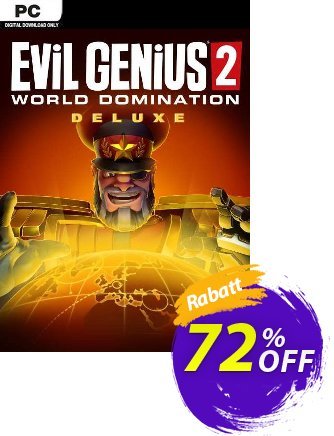 Evil Genius 2: World Domination Deluxe Edition PC Coupon, discount Evil Genius 2: World Domination Deluxe Edition PC Deal 2024 CDkeys. Promotion: Evil Genius 2: World Domination Deluxe Edition PC Exclusive Sale offer 