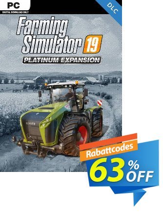 Farming Simulator 19 PC - Platinum Expansion DLC discount coupon Farming Simulator 19 PC - Platinum Expansion DLC Deal 2024 CDkeys - Farming Simulator 19 PC - Platinum Expansion DLC Exclusive Sale offer 