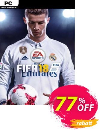 FIFA 18 PC (EU) Coupon, discount FIFA 18 PC (EU) Deal 2024 CDkeys. Promotion: FIFA 18 PC (EU) Exclusive Sale offer 
