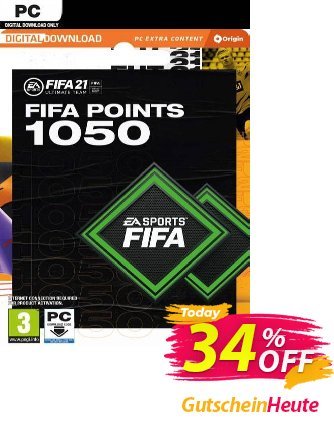 FIFA 21 Ultimate Team 1050 Points Pack PC Coupon, discount FIFA 21 Ultimate Team 1050 Points Pack PC Deal 2024 CDkeys. Promotion: FIFA 21 Ultimate Team 1050 Points Pack PC Exclusive Sale offer 