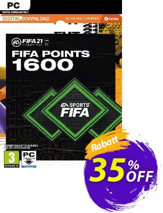 FIFA 21 Ultimate Team 1600 Points Pack PC Gutschein FIFA 21 Ultimate Team 1600 Points Pack PC Deal 2024 CDkeys Aktion: FIFA 21 Ultimate Team 1600 Points Pack PC Exclusive Sale offer 