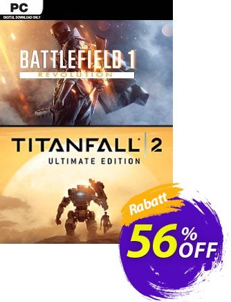 Battlefield 1 Revolution and Titanfall 2 Ultimate Edition Bundle PC discount coupon Battlefield 1 Revolution and Titanfall 2 Ultimate Edition Bundle PC Deal 2024 CDkeys - Battlefield 1 Revolution and Titanfall 2 Ultimate Edition Bundle PC Exclusive Sale offer 