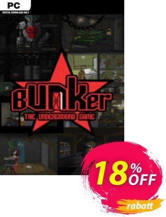 Bunker  The Underground Game PC Coupon, discount Bunker  The Underground Game PC Deal 2024 CDkeys. Promotion: Bunker  The Underground Game PC Exclusive Sale offer 
