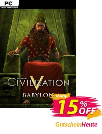 Civilization V  Babylon (Nebuchadnezzar II) PC discount coupon Civilization V  Babylon (Nebuchadnezzar II) PC Deal 2024 CDkeys - Civilization V  Babylon (Nebuchadnezzar II) PC Exclusive Sale offer 