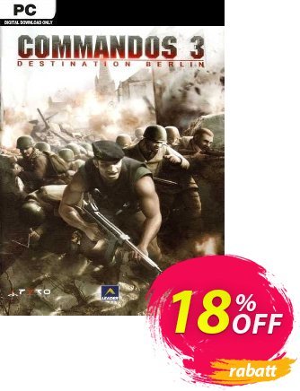 Commandos 3 Destination Berlin PC discount coupon Commandos 3 Destination Berlin PC Deal 2024 CDkeys - Commandos 3 Destination Berlin PC Exclusive Sale offer 