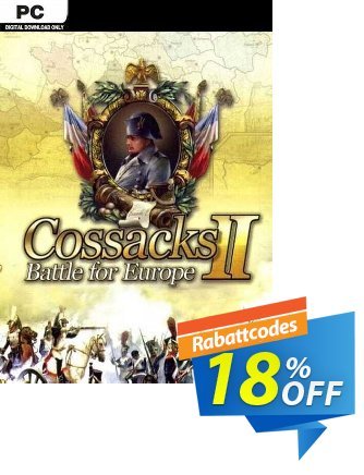 Cossacks II Battle for Europe PC Coupon, discount Cossacks II Battle for Europe PC Deal 2024 CDkeys. Promotion: Cossacks II Battle for Europe PC Exclusive Sale offer 