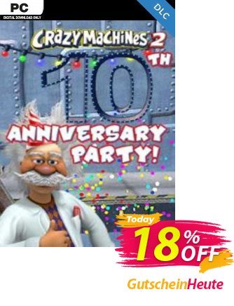 Crazy Machines 2 Anniversary DLC PC Coupon, discount Crazy Machines 2 Anniversary DLC PC Deal 2024 CDkeys. Promotion: Crazy Machines 2 Anniversary DLC PC Exclusive Sale offer 