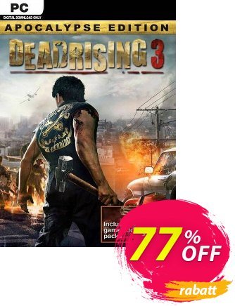 Dead Rising 3 - Apocalypse Edition PC Coupon, discount Dead Rising 3 - Apocalypse Edition PC Deal 2024 CDkeys. Promotion: Dead Rising 3 - Apocalypse Edition PC Exclusive Sale offer 