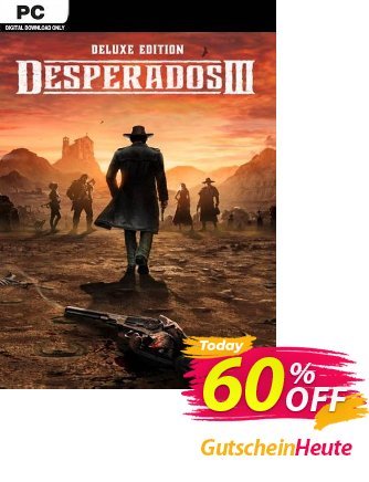 Desperados III - Deluxe Edition PC discount coupon Desperados III - Deluxe Edition PC Deal 2024 CDkeys - Desperados III - Deluxe Edition PC Exclusive Sale offer 