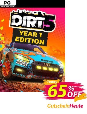 DIRT 5 Year 1 Edition PC Coupon, discount DIRT 5 Year 1 Edition PC Deal 2024 CDkeys. Promotion: DIRT 5 Year 1 Edition PC Exclusive Sale offer 