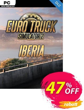 Euro Truck Simulator 2 PC - Iberia DLC discount coupon Euro Truck Simulator 2 PC - Iberia DLC Deal 2024 CDkeys - Euro Truck Simulator 2 PC - Iberia DLC Exclusive Sale offer 