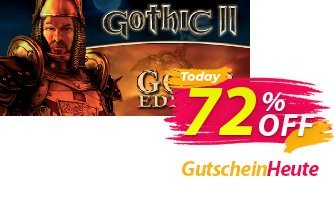 Gothic II Gold Edition PC Coupon, discount Gothic II Gold Edition PC Deal 2024 CDkeys. Promotion: Gothic II Gold Edition PC Exclusive Sale offer 