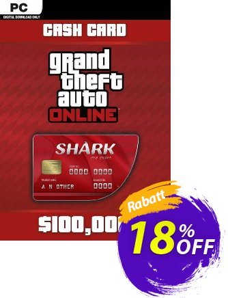 Grand Theft Auto - Red Shark Cash Card PC discount coupon Grand Theft Auto - Red Shark Cash Card PC Deal 2024 CDkeys - Grand Theft Auto - Red Shark Cash Card PC Exclusive Sale offer 