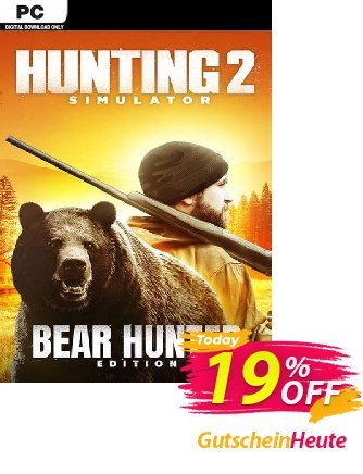 Hunting Simulator 2 Bear Hunter Edition PC discount coupon Hunting Simulator 2 Bear Hunter Edition PC Deal 2024 CDkeys - Hunting Simulator 2 Bear Hunter Edition PC Exclusive Sale offer 