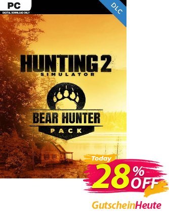 Hunting Simulator 2 Bear Hunter Pack PC-DLC Coupon, discount Hunting Simulator 2 Bear Hunter Pack PC-DLC Deal 2024 CDkeys. Promotion: Hunting Simulator 2 Bear Hunter Pack PC-DLC Exclusive Sale offer 