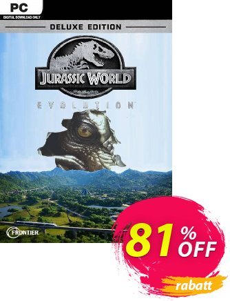 Jurassic World Evolution - Deluxe Edition PC Coupon, discount Jurassic World Evolution - Deluxe Edition PC Deal 2024 CDkeys. Promotion: Jurassic World Evolution - Deluxe Edition PC Exclusive Sale offer 