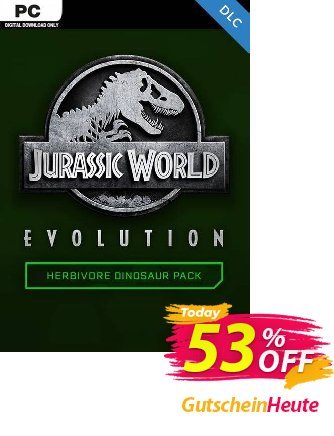 Jurassic World Evolution PC: Herbivore Dinosaur Pack DLC discount coupon Jurassic World Evolution PC: Herbivore Dinosaur Pack DLC Deal 2024 CDkeys - Jurassic World Evolution PC: Herbivore Dinosaur Pack DLC Exclusive Sale offer 
