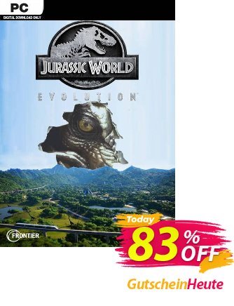 Jurassic World Evolution PC discount coupon Jurassic World Evolution PC Deal 2024 CDkeys - Jurassic World Evolution PC Exclusive Sale offer 