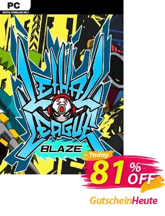 Lethal League Blaze PC Coupon, discount Lethal League Blaze PC Deal 2024 CDkeys. Promotion: Lethal League Blaze PC Exclusive Sale offer 
