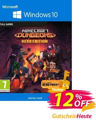 Minecraft Dungeons Hero Edition - Windows 10 PC Coupon, discount Minecraft Dungeons Hero Edition - Windows 10 PC Deal 2024 CDkeys. Promotion: Minecraft Dungeons Hero Edition - Windows 10 PC Exclusive Sale offer 