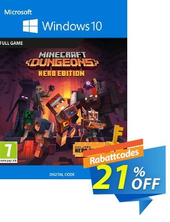 Minecraft Dungeons: Hero Edition - Windows 10 PC (UK) Coupon, discount Minecraft Dungeons: Hero Edition - Windows 10 PC (UK) Deal 2024 CDkeys. Promotion: Minecraft Dungeons: Hero Edition - Windows 10 PC (UK) Exclusive Sale offer 