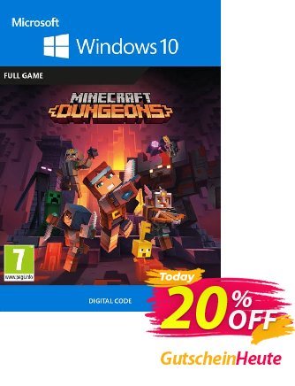 Minecraft Dungeons - Windows 10 PC (UK) discount coupon Minecraft Dungeons - Windows 10 PC (UK) Deal 2024 CDkeys - Minecraft Dungeons - Windows 10 PC (UK) Exclusive Sale offer 