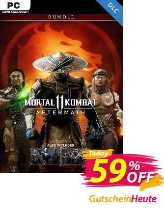 Mortal Kombat 11: Aftermath + Kombat Pack Bundle PC - DLC discount coupon Mortal Kombat 11: Aftermath + Kombat Pack Bundle PC - DLC Deal 2024 CDkeys - Mortal Kombat 11: Aftermath + Kombat Pack Bundle PC - DLC Exclusive Sale offer 
