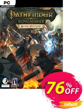 Pathfinder: Kingmaker - Royal Edition Coupon, discount Pathfinder: Kingmaker - Royal Edition Deal 2024 CDkeys. Promotion: Pathfinder: Kingmaker - Royal Edition Exclusive Sale offer 