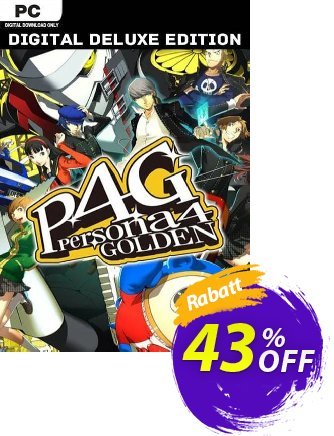 Persona 4 - Golden Deluxe PC (EU) Coupon, discount Persona 4 - Golden Deluxe PC (EU) Deal 2024 CDkeys. Promotion: Persona 4 - Golden Deluxe PC (EU) Exclusive Sale offer 