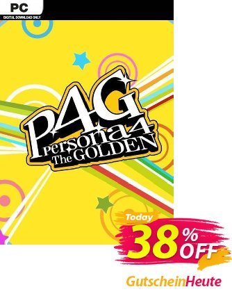 Persona 4 - Golden PC (EU) Coupon, discount Persona 4 - Golden PC (EU) Deal 2024 CDkeys. Promotion: Persona 4 - Golden PC (EU) Exclusive Sale offer 