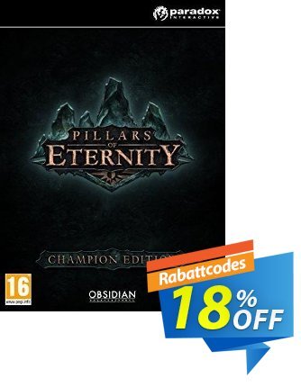 Pillars of Eternity - Champion Edition PC discount coupon Pillars of Eternity - Champion Edition PC Deal 2024 CDkeys - Pillars of Eternity - Champion Edition PC Exclusive Sale offer 