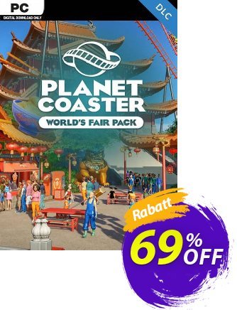 Planet Coaster PC - World&#039;s Fair Pack DLC Coupon, discount Planet Coaster PC - World&#039;s Fair Pack DLC Deal 2024 CDkeys. Promotion: Planet Coaster PC - World&#039;s Fair Pack DLC Exclusive Sale offer 