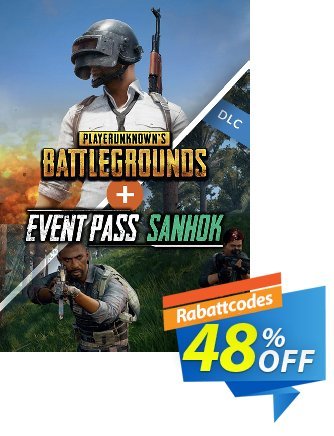 Playerunknowns Battlegrounds (PUBG) + Event Pass Sanhok PC discount coupon Playerunknowns Battlegrounds (PUBG) + Event Pass Sanhok PC Deal 2024 CDkeys - Playerunknowns Battlegrounds (PUBG) + Event Pass Sanhok PC Exclusive Sale offer 