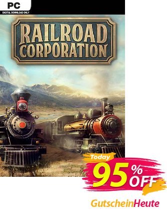 Railroad Corporation PC Coupon, discount Railroad Corporation PC Deal 2024 CDkeys. Promotion: Railroad Corporation PC Exclusive Sale offer 