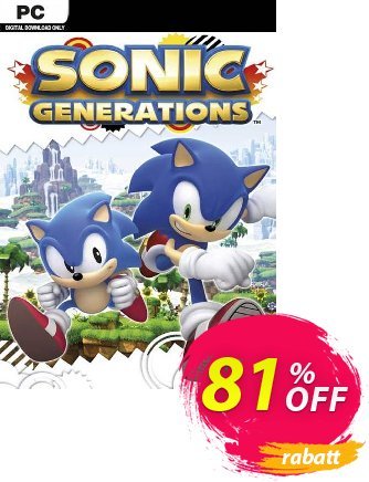 Sonic Generations Collection PC (EU) Coupon, discount Sonic Generations Collection PC (EU) Deal 2024 CDkeys. Promotion: Sonic Generations Collection PC (EU) Exclusive Sale offer 