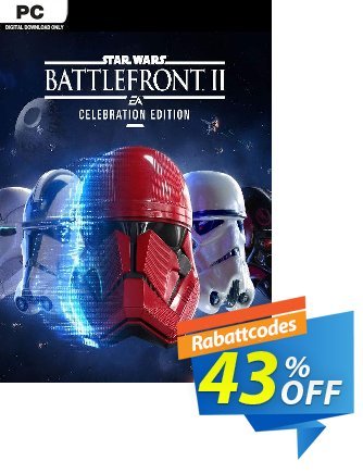 Star Wars Battlefront II 2 - Celebration Edition PC Coupon, discount Star Wars Battlefront II 2 - Celebration Edition PC Deal 2024 CDkeys. Promotion: Star Wars Battlefront II 2 - Celebration Edition PC Exclusive Sale offer 