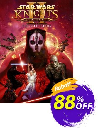 Star Wars Knights of the Old Republic II - The Sith Lords PC Coupon, discount Star Wars Knights of the Old Republic II - The Sith Lords PC Deal 2024 CDkeys. Promotion: Star Wars Knights of the Old Republic II - The Sith Lords PC Exclusive Sale offer 