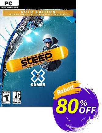 Steep X Games- Gold Edition PC (EU) Coupon, discount Steep X Games- Gold Edition PC (EU) Deal 2024 CDkeys. Promotion: Steep X Games- Gold Edition PC (EU) Exclusive Sale offer 