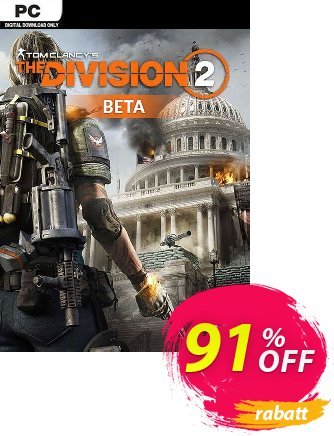 Tom Clancys The Division 2 PC Beta discount coupon Tom Clancys The Division 2 PC Beta Deal 2024 CDkeys - Tom Clancys The Division 2 PC Beta Exclusive Sale offer 