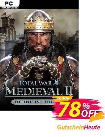Total War: Medieval II  - Definitive Edition PC (EU) Coupon, discount Total War: Medieval II  - Definitive Edition PC (EU) Deal 2024 CDkeys. Promotion: Total War: Medieval II  - Definitive Edition PC (EU) Exclusive Sale offer 