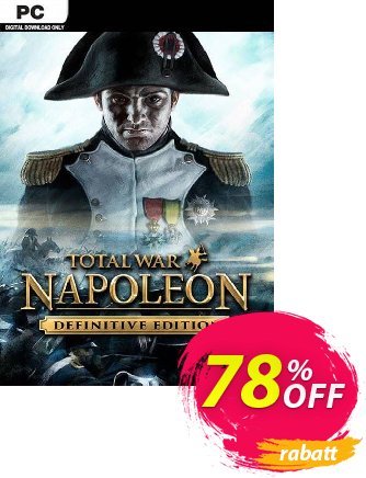Total War: Napoleon - Definitive Edition PC (EU) Coupon, discount Total War: Napoleon - Definitive Edition PC (EU) Deal 2024 CDkeys. Promotion: Total War: Napoleon - Definitive Edition PC (EU) Exclusive Sale offer 