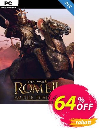 Total War: ROME II  - Empire Divided Campaign Pack (EU) Coupon, discount Total War: ROME II  - Empire Divided Campaign Pack (EU) Deal 2024 CDkeys. Promotion: Total War: ROME II  - Empire Divided Campaign Pack (EU) Exclusive Sale offer 