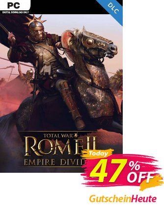 Total War: ROME II  - Empire Divided Campaign Pack PC-DLC discount coupon Total War: ROME II  - Empire Divided Campaign Pack PC-DLC Deal 2024 CDkeys - Total War: ROME II  - Empire Divided Campaign Pack PC-DLC Exclusive Sale offer 