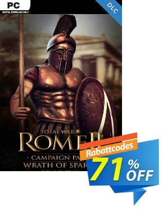 Total War: ROME II  - Wrath of Sparta Campaign Pack PC - DLC Coupon, discount Total War: ROME II  - Wrath of Sparta Campaign Pack PC - DLC Deal 2024 CDkeys. Promotion: Total War: ROME II  - Wrath of Sparta Campaign Pack PC - DLC Exclusive Sale offer 